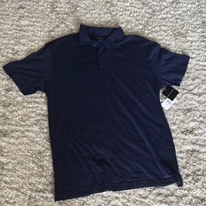 Saks Fifth Avenue Navy Blue Polo Shirt